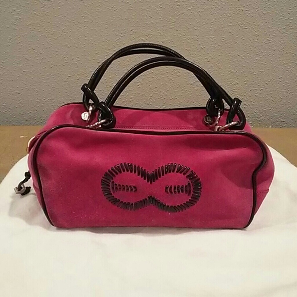 Escada mini suede purse